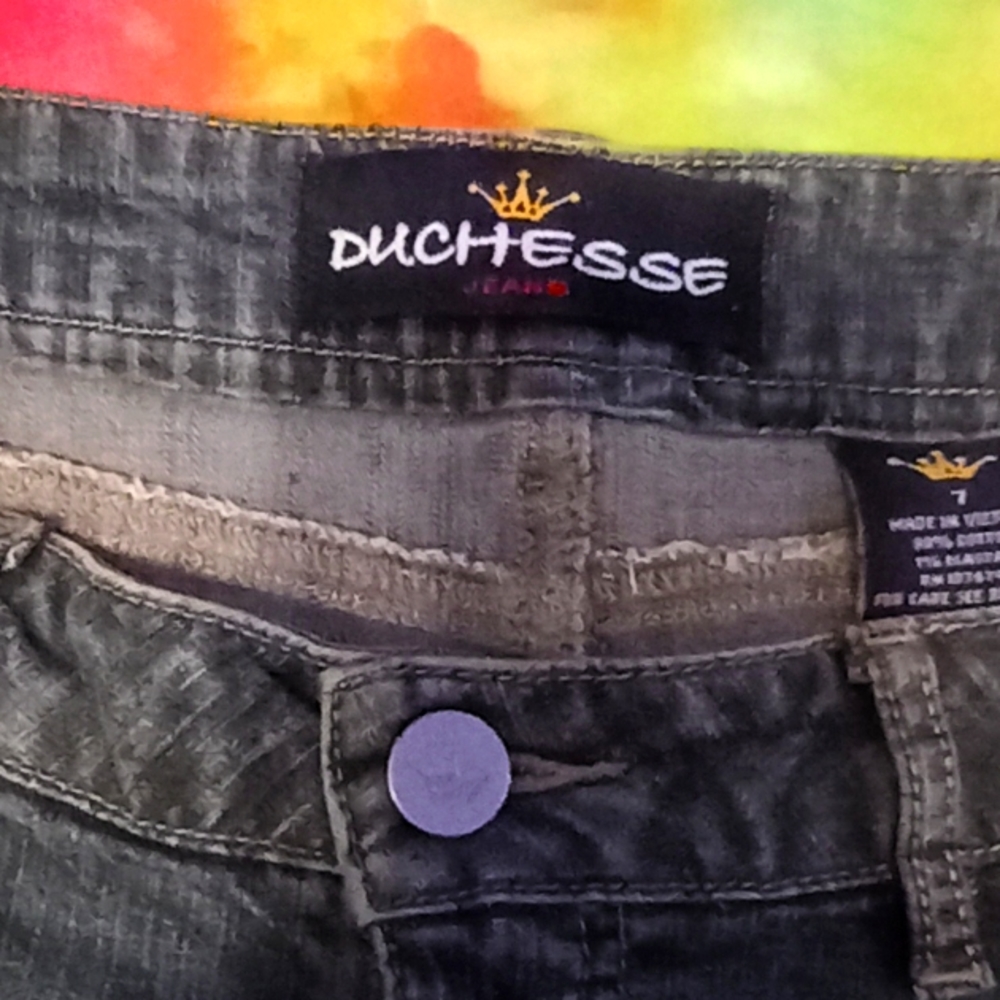 Duchesse denim skirt